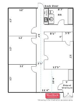Remodeled Office Suite for Lease : 8207 Ithaca Ave, Lubbock, TX 79423